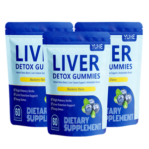 Suplemen Vegan Pereda Mabuk Label Pribadi OEM, Detoksifikasi Hati Anti Mabuk, Pereda Mabuk Berbentuk Permen Jeli - Product Image 1