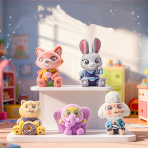 مجسم أصلي وحقيقي من مينيسو زوتوبيا، لعبة جودي ونيك من حديقة الخريف، نموذج صندوق مفاجآت زوتروبوليس، هدية وقطعة زينة، صندوق غامض - Product Image 4