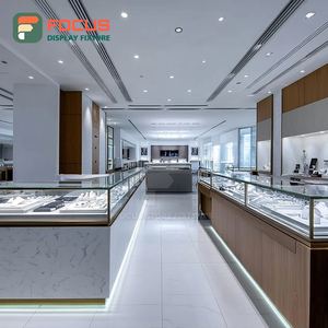 Sistema de Muebles para Joyería Personalizado, Vitrina de Vidrio Templado para Tienda de Joyería - Product Image 1