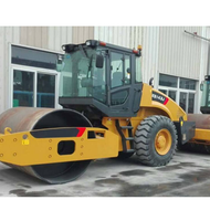 Rouleau compacteur XGMA d'occasion XS143J, moteur Weichai, 14 tonnes, équipement de construction, système entièrement hydraulique