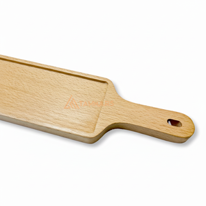 Bandeja rectangular de madera para hornear para Pizza, bistec, pan, pastel, tablero de verduras para el hogar, sartenes y platos duraderos - Product Image 1