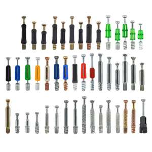Conector de Muebles de Fábrica al por Mayor, Cierre de Leva 3 en 1 con Espiga de Hierro y Plástico de 16 mm/18 mm - Product Image 2