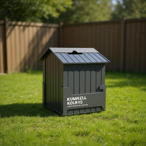 Cuccia per Cani Kumwall 46.1x239.8x48.4 Pollici in Acciaio Zincato con Tetto, Riparo Esterno per Animali Domestici di Taglia Grande - Product Image 2