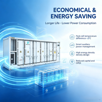 Sistema de Almacenamiento de Energía Solar en Contenedor Refrigerado por Líquido Inedge Power Super Capacitor Battery 5MWh/6MWh BESS con Soporte Técnico