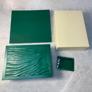 High Quality <b>Big</b> Size New Green Branded Custom Wooden Watch Box Wave Surface Design Rigid Box Multi Slots Premium Watch Brands - Product Image 3
