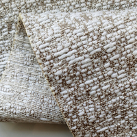 Tissu d'ameublement en lin et coton de luxe, teint en fil, respirant, écologique, pour canapé, produit le plus vendu