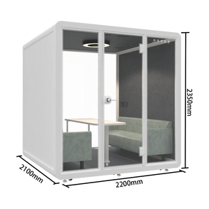 Serie de negocios multifuncional Sala de reuniones <span class=keywords><strong>Coworking</strong></span> de aluminio Cabina insonorizada Cápsula insonorizada privada tecnológica - Product Image 1