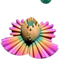 Jouet anti-stress créatif en TPR imprimé en 3D, modèle Gear Ball, pour jeunes (15-35 ans), vente en gros transfrontalière à succès