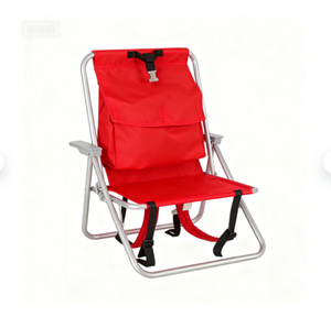<span class=keywords><strong>Silla</strong></span> de Playa Plegable Portátil de Acero Inoxidable con Bolsa de Almacenamiento, Capacidad de 250 Libras, Ligera, de 4 Patas, Fácil de Transportar, Diseño Moderno - Product Image 2