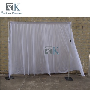 Wholesale Pipe and Drape Aluminum <b>Standing</b> Curtain System <b>Backdrop</b> Pipe Kit for <b>Wedding</b> Event Parties - Product Image 2
