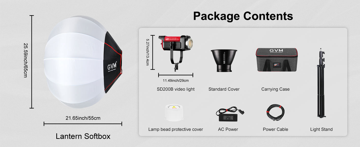 Con 65cm linterna y soporte