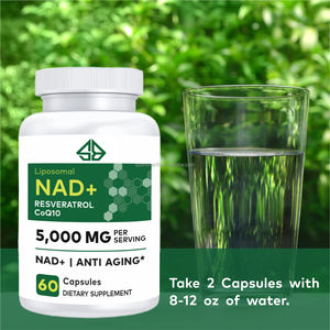 Suplemento de Vitamina NAD+ Resveratrol Coenzima Q10 para Mejorar la Energía Celular y Combatir el Envejecimiento, 60 Cápsulas, Unisex, Adultos - Product Image 6