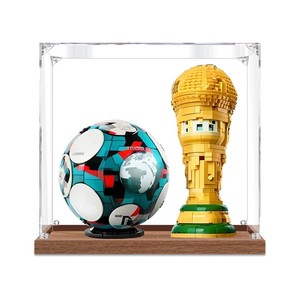 Estuche de exhibición de acrílico para bloques de construcción de fútbol, diseño de dibujos animados, grosor de panel de 2mm/3mm, compatible con los sets 43019+43020 - Product Image 5