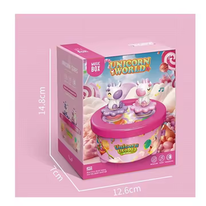 Wind-up âm nhạc Hộp quà tặng cho trẻ em pin hoạt động xoay <span class=keywords><strong>musix</strong></span> Hộp đồ chơi - Product Image 3