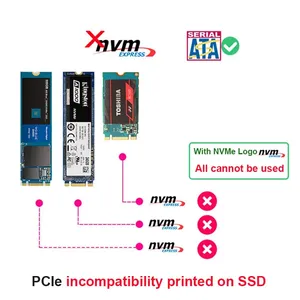 M2 NGFF SSD naar 3-adapterkaartconverter met B B&M Key-protocol voor 2230/2280/2242 vormfactoren - Product Image 4