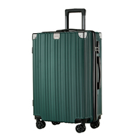 Valise de Voyage à Coque Rigide en PP de Luxe Multifonctionnelle à Fermeture Éclair, Cadre en Aluminium, Impression de Logo Personnalisée, Couleurs sur Mesure