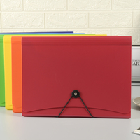 Classeur à soufflets à 7 pochettes avec étiquettes adhésives, organiseur de documents, classeur extensible avec fermeture élastique
