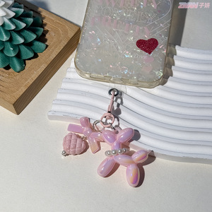 Oferta Caliente: Llaveros 3D de Dibujos Animados, Accesorios y Abalorios, Lindos Llaveros de Anime, Llavero de Perro Globo para Bolsos de Niñas y Mujeres con Flor - Product Image 6