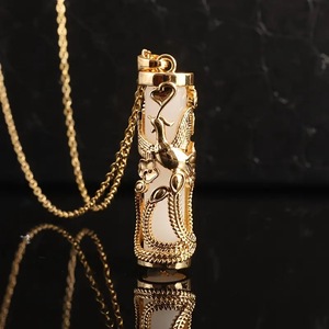Collar con colgante <span class=keywords><strong>de</strong></span> Fénix, joyería <span class=keywords><strong>de</strong></span> piedra natural <span class=keywords><strong>de</strong></span> cultura china, regalo vintage <span class=keywords><strong>de</strong></span> <span class=keywords><strong>la</strong></span> suerte para mujeres y hombres - Product Image 3