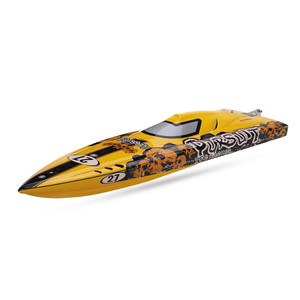 NOUVEAU TFL 1106D2-F Pursuit 80 km/h Redressement automatique 82cm Fibre de verre Carbon Fiber RC Boat ARTR W/O Servo Transmitter Battery Charger - Product Image 2