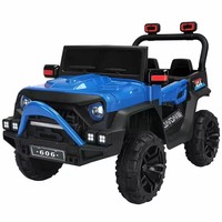 Voiture électrique tout-terrain à quatre roues pour enfants avec télécommande, jouet et poussette pour garçons, fonctionnant sur batterie