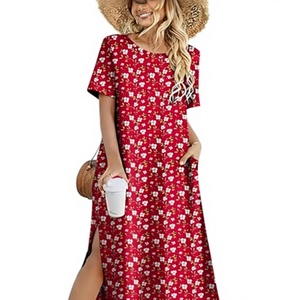 2026 High-quality Women's Autumn Temperament Slim Fit Floral Long Sleeved Stand Collar Single Breasted Vintage A-line Party - Product Image 3