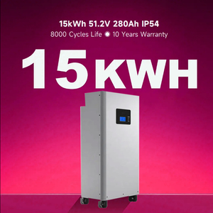51.2V 300Ah Stackable Lifepo4 Floor Mounted <strong>Lithium</strong> <strong>Battery</strong> Pack <strong>300</strong> <strong>Amp</strong> Solar Power Supply 15kwh <strong>Lithium</strong> <strong>Battery</strong> with Wheels - Product Image 2