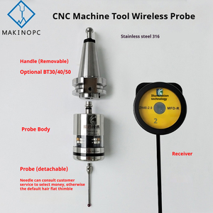 Makinopc ZH400-2.0 hồng ngoại CNC quang thăm dò 2D cạnh Finder với thu không dây và giữ công cụ cho CNC các trung tâm gia công - Product Image 2