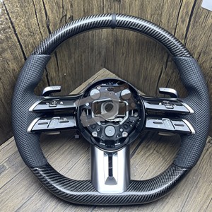 <span class=keywords><strong>Volant</strong></span> en cuir et fibre de carbone pour Mercedes Benz <span class=keywords><strong>W204</strong></span>, compatible avec Cla C117 W176 W212 W213 W207 W218 X204 W117 S204 C204 <span class=keywords><strong>C63</strong></span> <span class=keywords><strong>AMG</strong></span> - Product Image 5