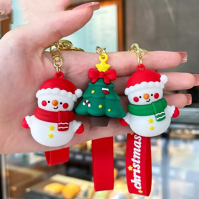 3D Cartoon Cute Custom Design PVC Key chain Soft Rubber Car Keychain  Accessories Doll Bag Backpack Pendant