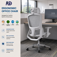 Chaise de bureau ergonomique de direction certifiée BIFMA, hauteur réglable, base chromée 350, roulettes silencieuses en PU de 60 mm