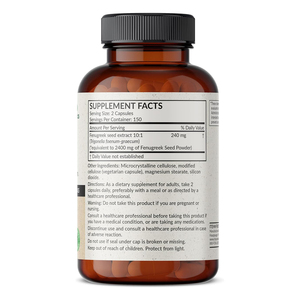 Cápsulas de extracto de semilla de fenogreco personalizadas Cápsulas de vegertarin de fenogreco Soporte de fenogreco Cápsula dura de salud general - Product Image 5