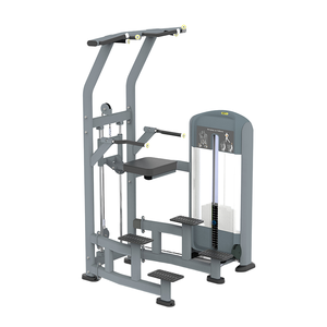 MND FM15 Appareil de musculation en acier pour usage domestique, pour exercices de bras, dips et tractions, avec pile de poids de 75 kg - Product Image 1