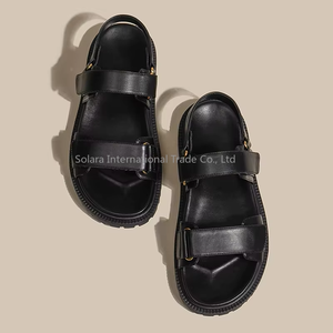 Sandales décontractées pour femmes, respirantes, à enfiler, avec semelle compensée, pour la marche en plein air - Product Image 1