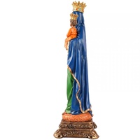 Figurine de statue de prière de Notre-Dame du Perpétuel Secours peinte à la main, cadeau religieux pour mère et père