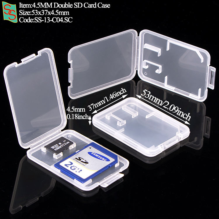 Boîtier pour carte SD+TF C04