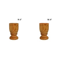 Ensemble mortier et pilon en bois massif avec base à trois niveaux, moulin à épices en bois fait main pour broyer l'ail, le gingembre et les herbes