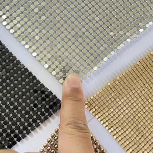 Colorful Decorative Metal <strong>Sequin</strong> Mesh Curtain Chain Mail Grment <strong>Sequins</strong> Wall - Product Image 3