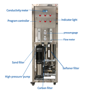 Système de traitement d'eau par osmose inverse de petite taille, 250 litres par heure, pour la purification de l'eau à petite échelle - Product Image 2