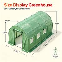 Serre de jardin optimisée pour le soleil, avec couverture transparente en PE pour la germination des graines et une croissance vigoureuse des cultures