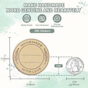 Kraft Paper Self-Adhesive Sealing <b>Stickers</b> Packaging Custom <b>Stickers</b> Round Rolls Labels with <b>Logo</b> Custom Color & Size - Product Image 6