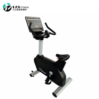 Bicicleta Estática Comercial Vertical con Pantalla LED, Resistencia Magnética Autogenerada, 20 Niveles de Intensidad, Bicicleta de Ejercicio para Gimnasio y Fitness
