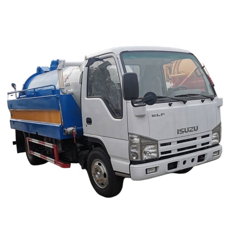 Китайский завод Isuzu вакуумный насос Автоцистерна 5000 литров 4x2 сточных вод для продажи