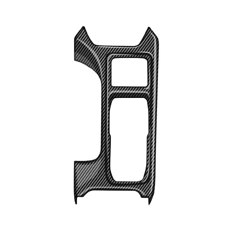 Cubierta de Embellecedor de Palanca de Cambios Derecha con Aspecto de Fibra de Carbono