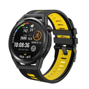 Correa de silicona de 22mm para <span class=keywords><strong>Huawei</strong></span> <span class=keywords><strong>Watch</strong></span> <span class=keywords><strong>GT</strong></span> 3, banda de <span class=keywords><strong>46mm</strong></span>/ <span class=keywords><strong>GT</strong></span> <span class=keywords><strong>Runner</strong></span>, pulsera deportiva, banda de silicona de doble Color - Product Image 1