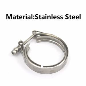 Collier de serrage de bride de tuyau d'échappement automobile américain de type V en acier inoxydable - Product Image 1