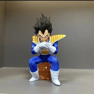Nuevo estilo de <span class=keywords><strong>resina</strong></span> de alta calidad GK Super Saiyan Son Goku Vegeta sentado bola sentado posición modelo Anime figura personaje de dibujos animados - Product Image 2