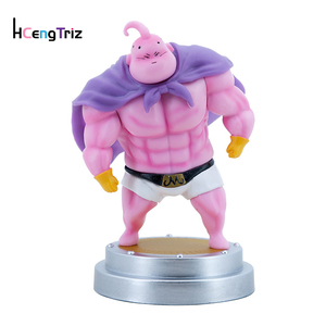 Offre Spéciale dessin animé <span class=keywords><strong>rose</strong></span> monstre Anime Figure 15.5cm PVC Action poupée énorme graisse Majin Buu Muscle Ver. pour collectionneurs pour jouets d'affichage - Product Image 1