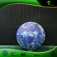 Modèle de planète gonflable suspendu en PVC, impression numérique, imperméable, pour extérieur