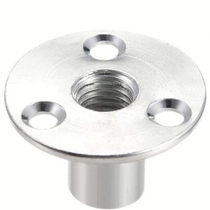 Écrous à bride hexagonale M6 M8 M10 M12 en acier au carbone galvanisé, grade 4 6 8 10 12, tête plate, certifiés ISO9001, usage intensif - Product Image 1